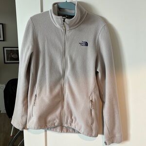 The North Face Gray Ski Jacket with High Collar